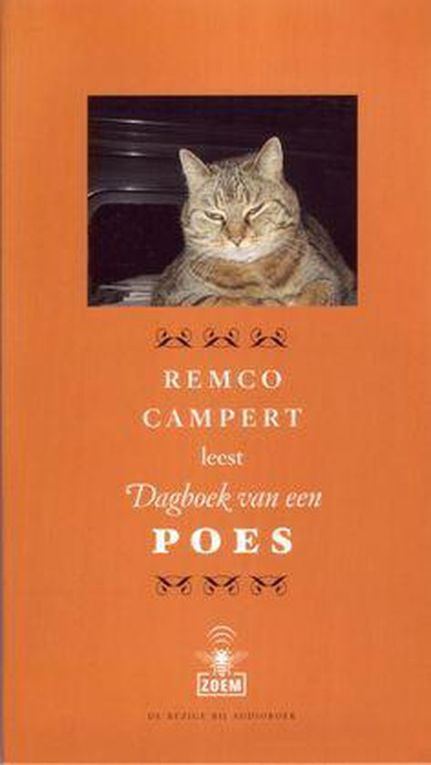 Boek "Dagboek van een Poes" door Remco Campert, met een kat op de cover.