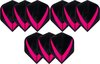 Afbeelding van het spelletje Dragon darts 3 sets (9 stuks) Super Sterke - Roze - Vista-X - flights - darts flights