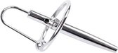 Easy Metal Holle Penisplug met Glansring