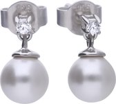 Diamonfire Zilveren Oorhangers Pearls - Zirkonia 808.0412.00