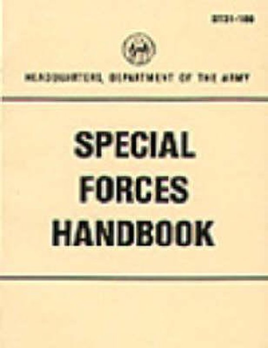 Special Forces Handbook, U S Government 9780873641098 Boeken
