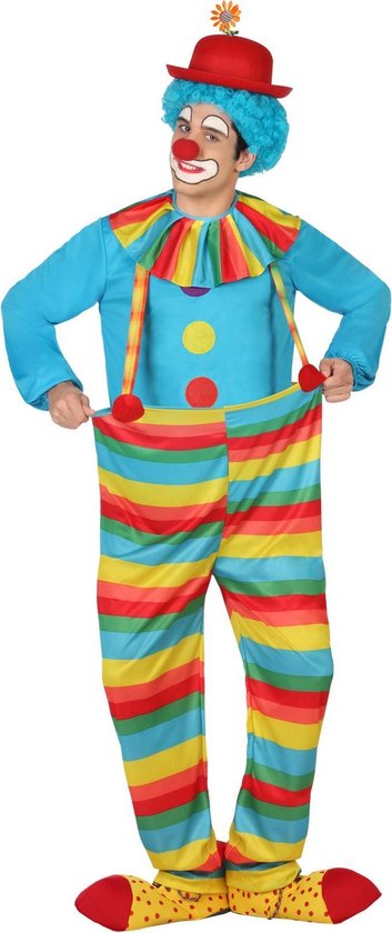 Bekwaam bibliotheek verdund Clown kostuum voor volwassenen veelkleurig - Verkleedkleding - XL" | bol.com