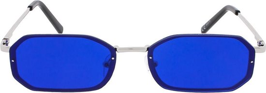 Accessoires Zonnebrillen & Eyewear Brillen Carrera Zwarte en Blauwe Vierkante Zonnebril Polycarbonaat Blauwe Lens 