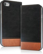 Smart Retro Wallet Case iPhone X / XS Zwart
