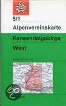 DAV Alpenvereinskarte 05/1 Karwendelgebirge West 1 : 25 000