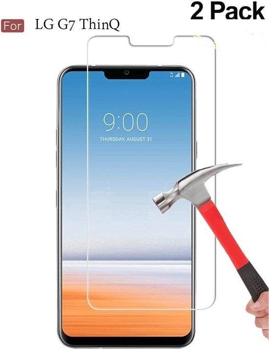 2 Stuks LG G7 ThinQ Beschermglas Screen Protector / Tempered Glass