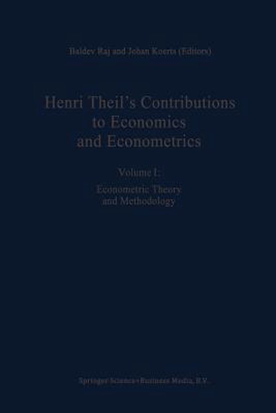 Advanced Studies in Theoretical and Applied Econometrics23-  ... - cover