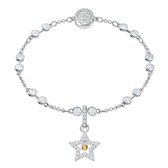 Swarovski Remix Motif Star Bedel  - Zilver