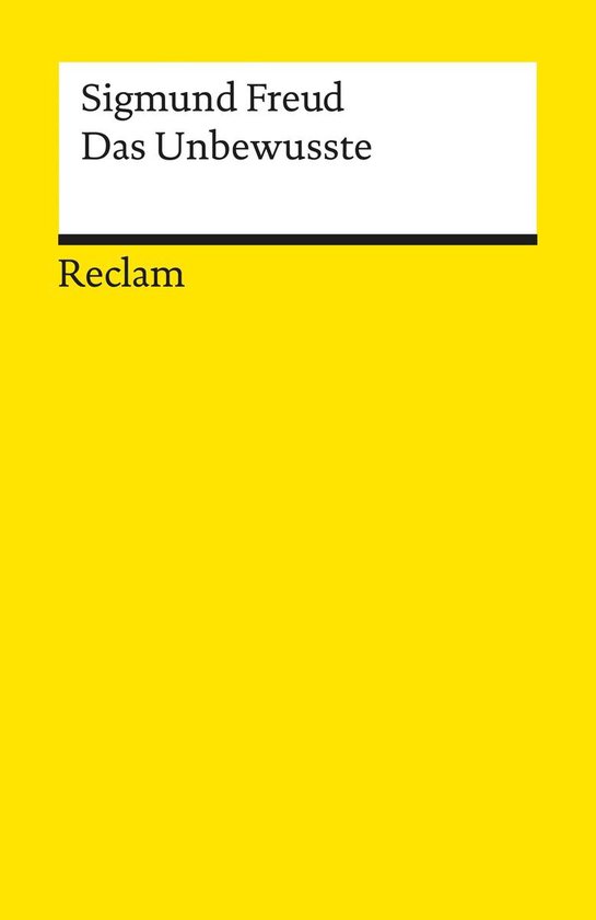 Reclams Universal-Bibliothek - Das Unbewusste - cover