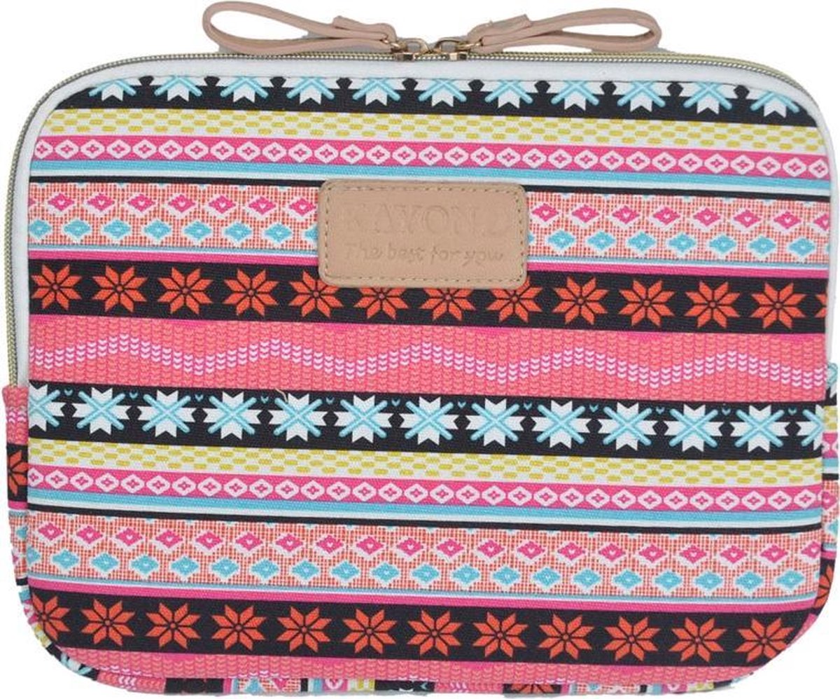 Kayond – Laptop/Tablet Sleeve tot 10 inch – Bohemian Style – Multi colour
