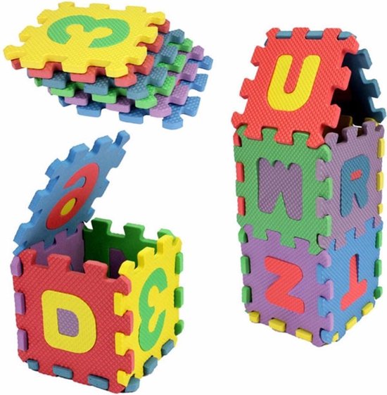 Associëren Wrak paraplu Speelmat - Puzzelmat - Foam letters - Alfabet speelgoed - Foam alfabet -  Foam speelmat... | bol.com
