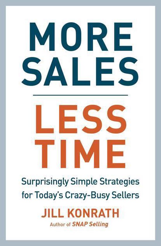 More Sales, Less Time - cover