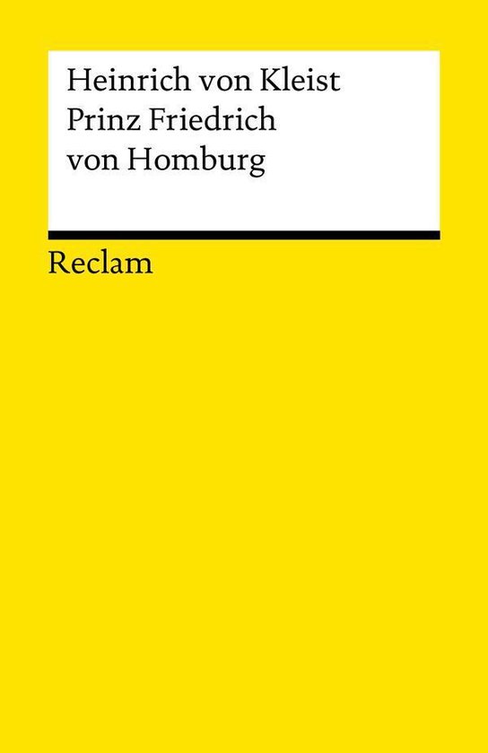 Reclams Universal-Bibliothek - Prinz Friedrich von Homburg