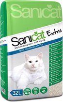 gemeenschap Moment Traditie Sanicat Extra - Kattenbakvulling - 32 l | bol.com