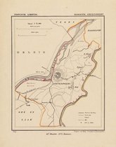 Historische kaart, plattegrond van gemeente Stevensweert in Limburg uit 1867 door Kuyper van Kaartcadeau.com