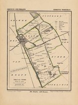 Historische kaart, plattegrond van gemeente Vrijenban in Zuid Holland uit 1867 door Kuyper van Kaartcadeau.com