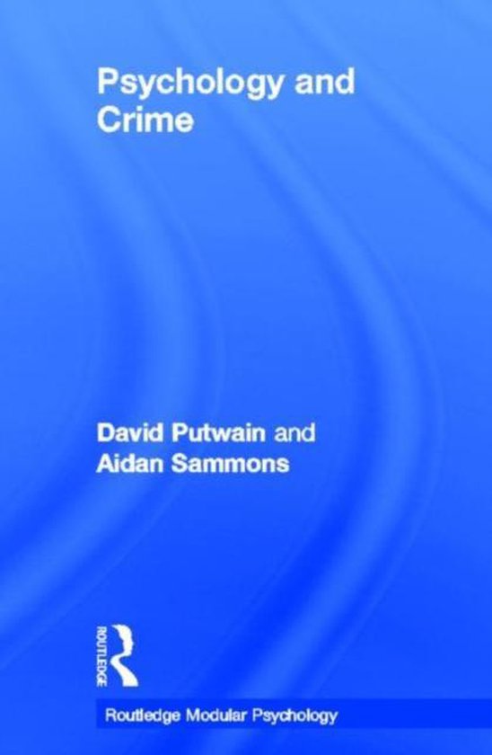 Psychology and Crime - cover