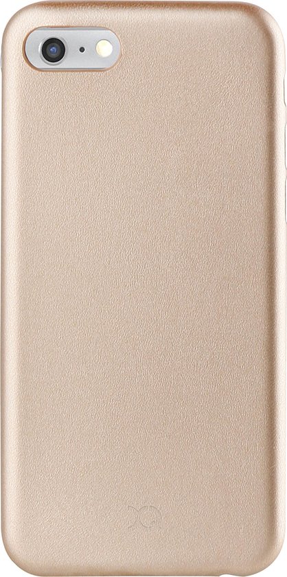 XQISIT iPlate Gimone overmold for iPhone 6/6S/7/8 gold colored