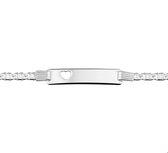 Graveerarmbanden Hart Plaat 6 mm 16-18 cm