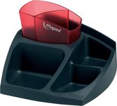 Essentials Green Compact Office accessoire houder - rood