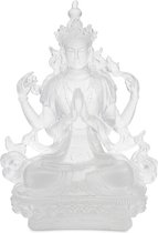 Beeld van Chenrezig Boeddha (Wit Transparant)
