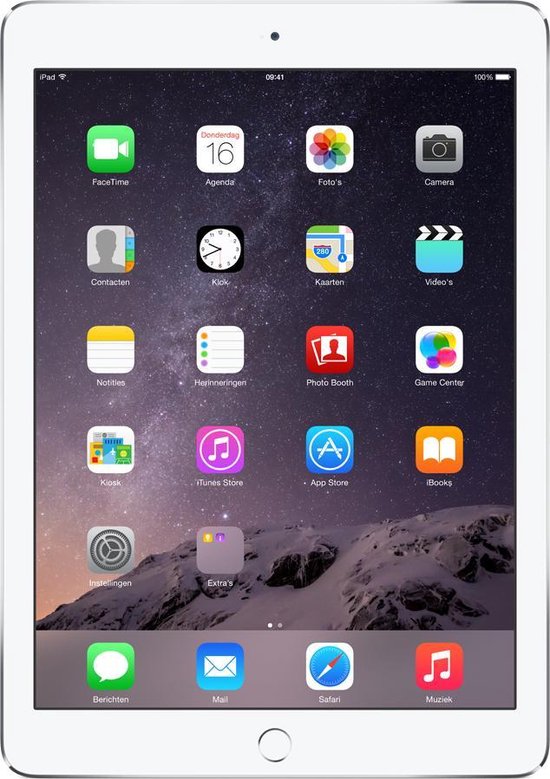 Apple iPad Air 2 - WiFi - Wit/Zilver - 64GB - Tablet | bol.com