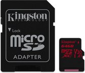 Kingston Technology Canvas React flashgeheugen 64 GB MicroSDXC Klasse 10 UHS-I
