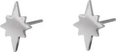 Go Dutch label oorbel morning ster E9878-1 zilver