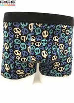 DICE heren Boxershort Skulls mix zwart maat S