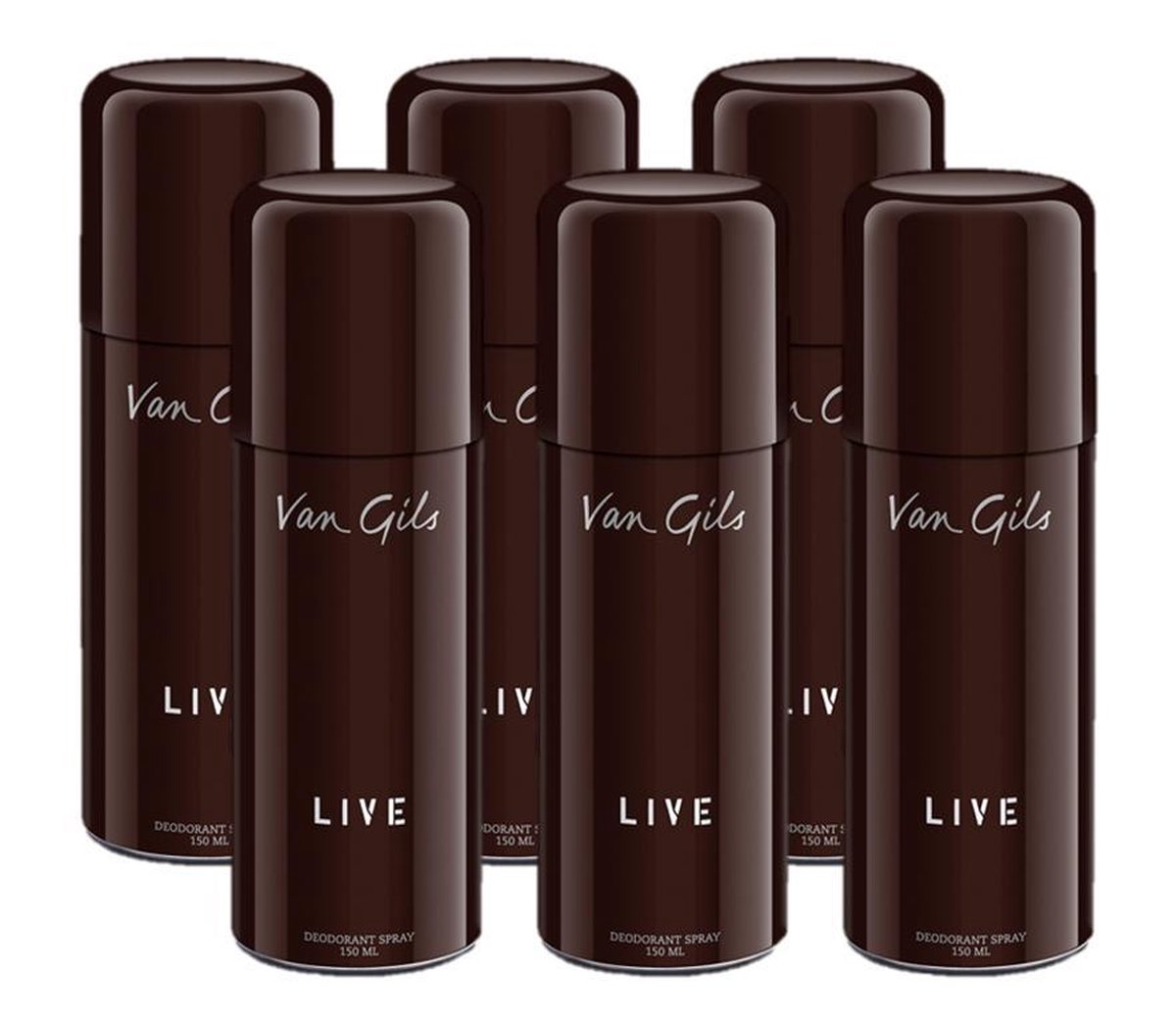 Van Gils Live Deodorant spray 6 x 150 ml | bol.com