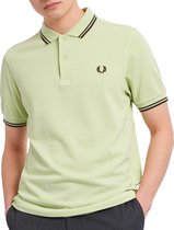Fred Perry - Polo M3600 Lichtgroen - Slim-fit - Heren Poloshirt Maat L