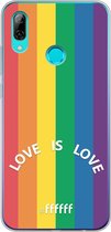 6F hoesje - geschikt voor Honor 10 Lite -  Transparant TPU Case - #LGBT - Love Is Love #ffffff