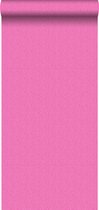 ESTAhome behang geborduurd motief roze - 138133 - 53 cm x 10,05 m