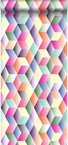 Origin vlies wallpaper XXL grafische print meerkleurig - 357206 - 46 cm x 8,37 m