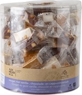 Amandel nougat met vanille-chocolade-cappucino- 700 gram