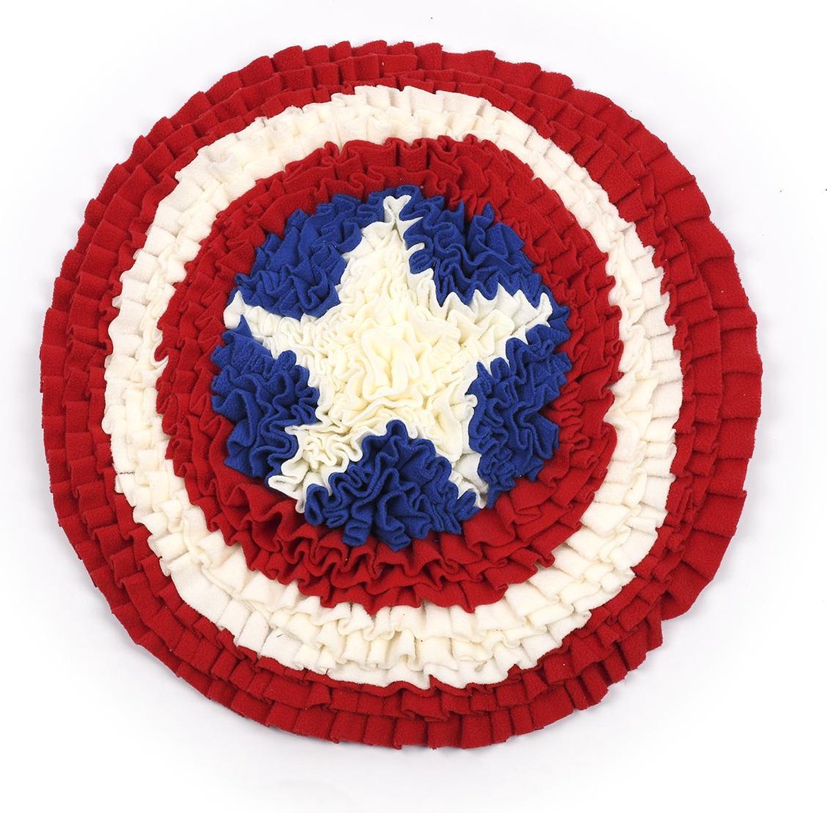Bol.com Snuffelmat Hond - Snuffelkom - Speelmat - Antischrokmat - Trainingsmat - Denkspel -  Captain America 50 cm aanbieding