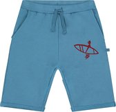 Smitten Organic Bermuda geborduurd surfplank Blauw maat 122/128