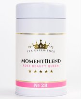 MomentBlend ROSE BEAUTY QUEEN - Thee pour le corps et la beauté - Mélanges de Thee de Luxe - 125 grammes de thé en vrac