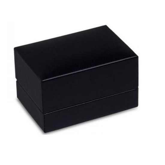 6 Stuks Fluwelen Ringdoos, Dozen voor Verlovingsringen, Zwarte Verlovingsring Doos, Met Twee Opbergvakken, van Toepassing op voor Bruiloft Verloving Verjaardag(Zwart