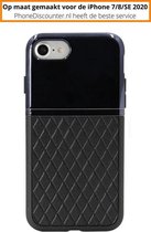 Fooniq Design Hoesje Zwart - Zachte Silicone Hoesje - Geschikt Voor Apple iPhone 7/8/SE 2020
