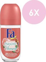 FA Deo Roller - Paradise Moments - 6 x 50ML