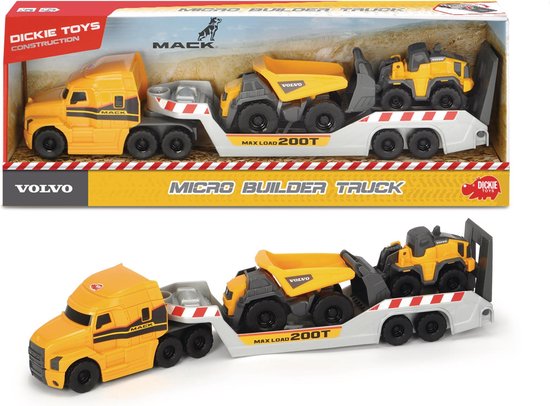 Dickie Toys Mack/Volvo Micro Builder Truck