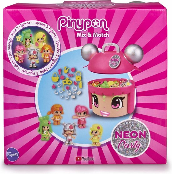 Pinypon neon party, figurines