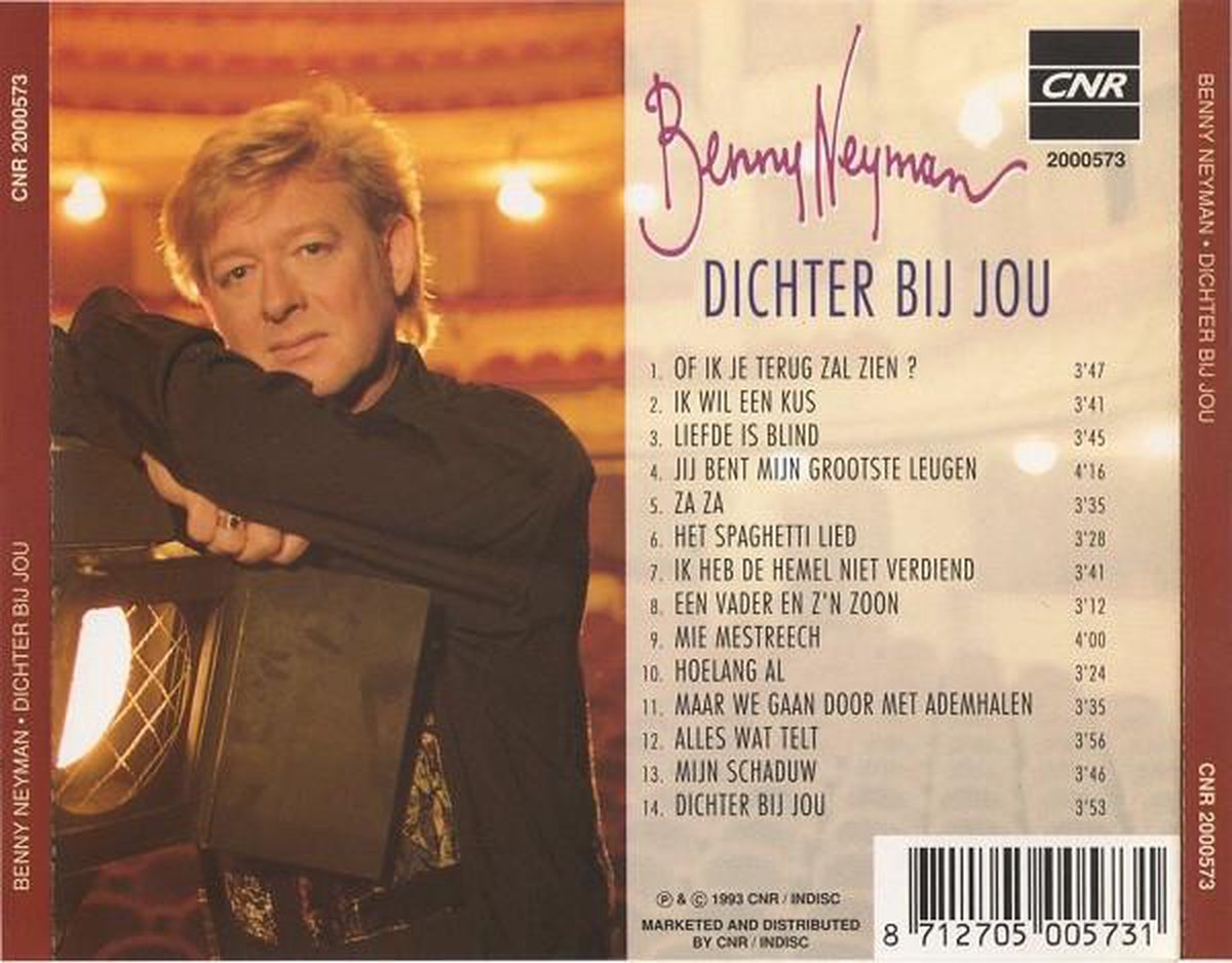 Benny Neyman - Dichter bij jou, Benny Neyman | CD (album) | Muziek