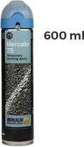 Mercalin TS tijdelijke markeringsverf - spuitbus 600ml blauw