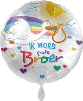 Everloon - Folieballon - Ik Word Grote Broer - 43cm - Voor geboorte