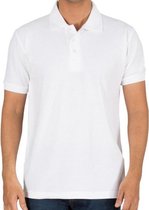 1 Pack- Zwart Men Polo Shirt  Piqué Maat XXL - Stofdichtheid: 220 g / m2