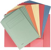 Class'ex dossiermap formaat 237 x 347 cm (voor formaat folio) geassorteerde kleuren pak van 25 stuks