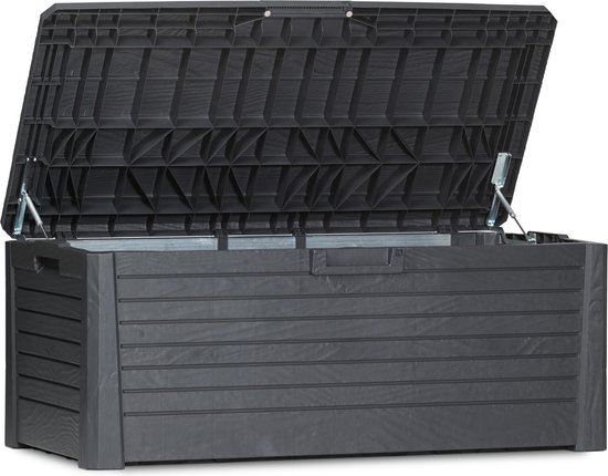 TOOMAX FLORIDA opbergbox - 550 L 148 x 72 x 60h cm - - Antraciet | bol.com