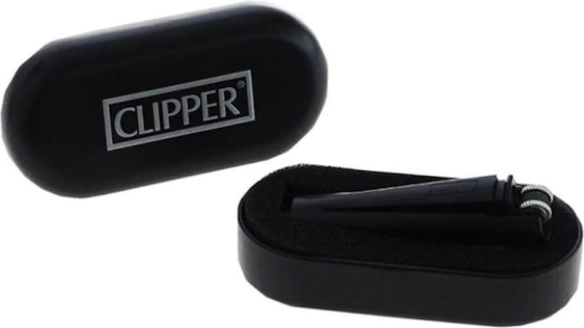 Goedkoopste Clipper aansteker - Clipper aansteker metaal zwart - Clipper - Clipper Jet - Clipper aansteker Jet - In geschenkdoos